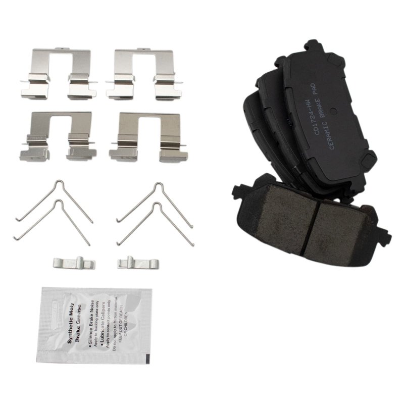 Trq Rear Ceramic Brake Pad Rotor Kit W Chemicals For Pilot Ridgeline