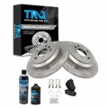 Trq Rear Ceramic Brake Pad Rotor Kit W Chemicals For Pilot Ridgeline 