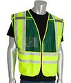 This Product Is Ansi 207 Public Safety Vests Green No Logo Clear Pockets Provides Greater The Manufactured In China 