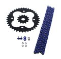 Fits Honda 400x Trx400x 520-94 Blue O Ring Chain Sprocket Black 13 38 