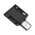 Uxcell Glass Door Magnetic Touch Catch Latch Closure Plastic Black 10pcs