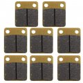 8pcs Rear Disc Brake Pads For 50cc To 250cc Atv Quad Bike Dirt Pit Go Kart Dune Buggy 1 8in X 6in Golden Shoes Dhbp01-8 