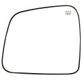 Left Side Door Mirror Glass- For 2011 Dodge Jeep Durango Grand Cherokee Wk2 Heated Auto Dimmer Line W O Auto Rm17104-12plb 