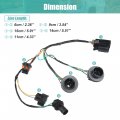 X Autohaux Headlamp Wiring Harness For Gmc Sierra 1500 2500 3500 Chevrolet Silverado 3500 2007-2014 Headlight Wire Replace