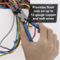 Abn Right Angle Cutting Pliers Spring Loaded Flush Cut For Automotive Or Crafting Car Push Retainer Rivet Trim Clip Wire Tool
