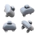 4pcs Gray Sun Visor Clip Holder 8e0857561 8e0857562a 8u0857562 8u0857562a Fits For Audi S5 Base 3 0l V6 Gas 2013 