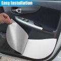 1 Pair Door Anti Kick Pad Stickers Carbon Fiber Pattern Anti-scratch Guard Protector For Bmw Mini Cooper R56 2022 2023