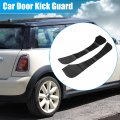 1 Pair Door Anti Kick Pad Stickers Carbon Fiber Pattern Anti-scratch Guard Protector For Bmw Mini Cooper R56 2022 2023