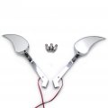 Motorcycle Raindrop Led Turn Signal Flame Fire Mirror For Kawasaki Ninja Suzuki Gsxr600 P N Mt208 Ttt004