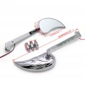 Motorcycle Raindrop Led Turn Signal Flame Fire Mirror For Kawasaki Ninja Suzuki Gsxr600 P N Mt208 Ttt004