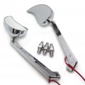Motorcycle Raindrop Led Turn Signal Flame Fire Mirror For Kawasaki Ninja Suzuki Gsxr600 P N Mt208 Ttt004