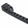 Uxcell R18 10mm X 20mm Black Plastic Cable Wire Carrier Drag Chain 1m Length For Cnc