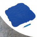 12-inch By Concrete Seamless Stamp Mat Texturing Skin Fractured Thin Slate Pattern Floppy 