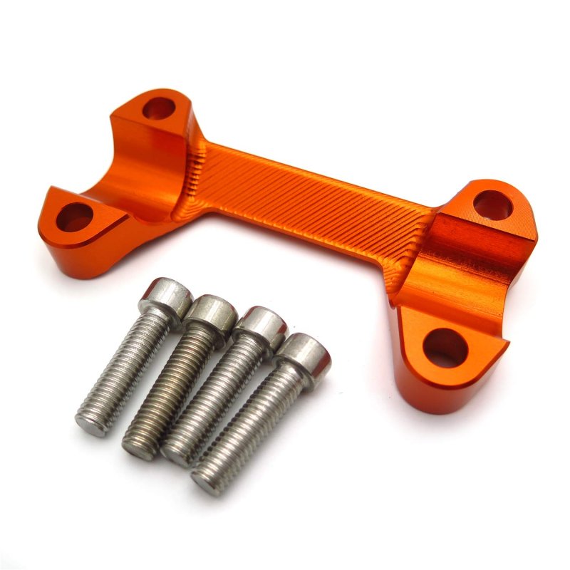 Httmt- Cnc Aluminum Handlebar Riser Mount Top Clamp Mounts For 125 200 390 Duke 2013-2019 P N Gzsp-k3-005