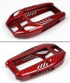 Cuztom Tuning Premium Red Carbon Fiber Case Cover Fits For 2018-2019 Bmw Touchscreen Display Key Fob Remote