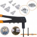 Ispinner 225pcs Aluminum Blind Rivets Assortment Kit With Heavy Duty Hand Riveter Rivet Gun Tool 6 Sizes Pop 