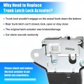 X Autohaux Trunk Latch Lock Actuator 81230-c1500 For Hyundai Sonata 2018-2019 Sedan Tailgate Door Motor Rear Lid