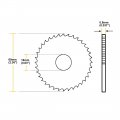 Uxcell Hss Saw Blade 60mm 36 Tooth Circular Cutting Wheel 0 8mm Thick W 16mm Arbor