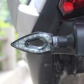 Polarlander 2pcs Universal Motorcycle Turn Signal Light Double-sideding 12v Super Bright Led Bulbs Light For Motorbike Off Road