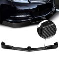 Auto Dynasty 3pcs Car Front Bumper Lips Spoiler Wing Body Kit With Vertical Stabilizers Compatible Mercedes-benz C180 C200 C250