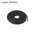 Uxcell Foam Rubber Weather Seal Strip 3mm 1 8 Diameter Meters 26 25ft Long Round Epdm For Diy Gasket Warehouse Pads Tubing