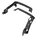 Front Bumper Bracket For 2013-2016 Lincoln Mkz Support Mounting Plastic Abs Unfinished Black Left Right 