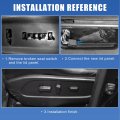 X Autohaux Front Left Driver Side Power Seat Switch Bezel For Chevrolet Avalanche 1500 2500 2003-2006 Gmc Sierra 2003-2004