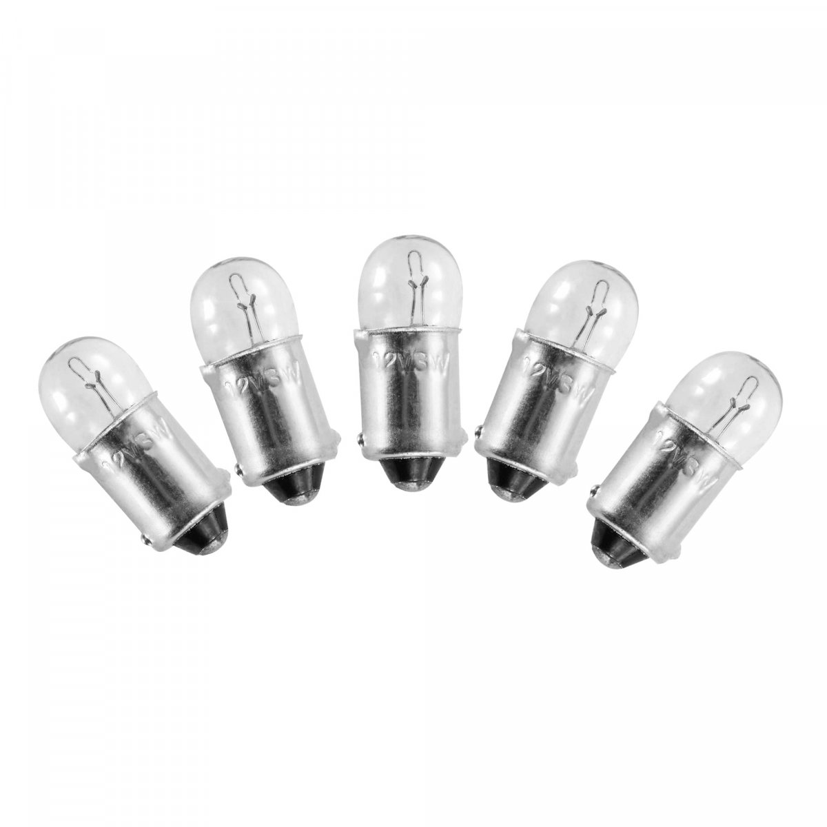 12v 3w Mini Auto Indicator Bulbs Instrument Lamp For Motorcycle And Car Interior Lighting Ba9s Socket 5 Pack