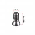 Uxcell M2 5x6mm Torx Screws For Replaces Carbide Insert Cnc Lathe Tool 12 9 Grade Alloy Steel 10pcs