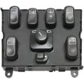 Window Switch For Mercedes Benz Ml320 Ml430 Ml500 1998 1999 2000 2001 2002 2003 Center Console Black 1638206610 