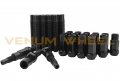 4 Pc 5x130 Mm Billet Hub Centric Spacers 10 12 Thick 90 Stud Conversion M14x1 5 Open End Black Lug Nuts For Porsche 928 Cayenne