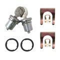 1 Pair Door Lock Cylinder With Keys Replacement Dl7 D570a 2dlk1 2dlk12 Dl15800 For Chevrolet Suburban 1966 1991 Gmc Truck And