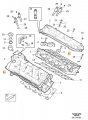 Genuine Volvo 30720095 Rear Valve Cover Gasket S80 Xc90 V8