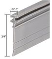 Crl Gray Shower Door Vinyl T Seal And Sweep 36 In Long 