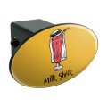 Graphics More Milk Sheik Shake Funny Humor Oval Tow Trailer Hitch Cover Plug Insert