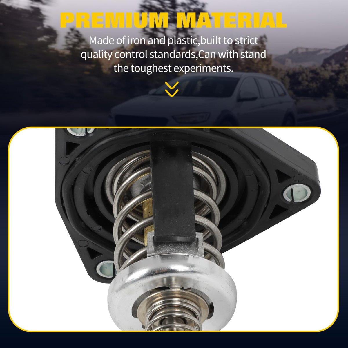 Thermostat Housing For Cadillac Escalade 2015 2017 Chevrolet Silverado 1500 2014 2018 Gmc Sierra Replaces 12674639 Gm12671393