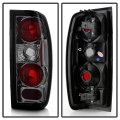 1998-2004 Nissan Frontier Smoked Lens Tail Lights Rear Brake Lamps Replacement Pair Set Driver Passenger