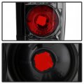 Acanii For 1998-2004 Nissan Frontier Smoked Lens Tail Lights Rear Brake Lamps Replacement Pair Set Driver Passenger