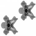 Caltric 2 Rear Left And Right Wheel Hubs Compatible With Honda Trx250x Fourtrax 250 2x4 1987-1992