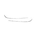 Rear Bumper Moldings For Mercedes Benz E320 2003 2004 2005 Outer Driver And Passenger Side Pair Chrome Impact Strip Replacement 