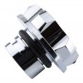 Vms Racing Chrome Oil Cap L99 6 2l In Billet Aluminum Compatible With Chevy Chevrolet Camaro 09-14 2009-2014 V8 Engines