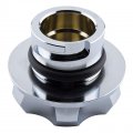 Vms Racing Chrome Oil Cap L99 6 2l In Billet Aluminum Compatible With Chevy Chevrolet Camaro 09-14 2009-2014 V8 Engines