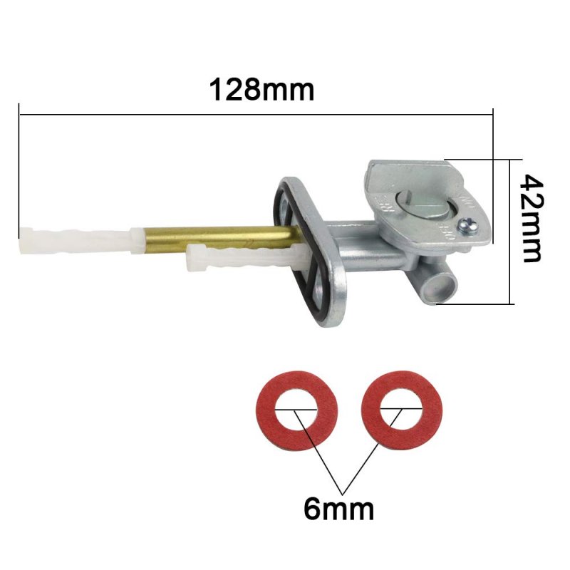 Flypig Fuel Switch Valve Petcock For Yamaha Yfm400fbh 4x4 Hunter Edition Irs Yfm400fh Yfm400fw Yfm400h Yfm400n 2000-2010