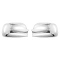 Chrome Plated Rear View Mirror Cover Cap Overlay For Honda Crv 2002 2003 2004 2005 2006 Driver And Passenger Side Pair Abs 
