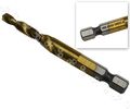 M5 Hss Drill Tap Countersink Set 1 4 In Hex Shank Metric Combination Bit Titanium Finish For Steel And Cast Iron 