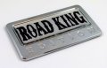 Road King Edition Chrome Emblem With Domed Decal Car Auto Bike Badge Motorcycle