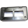 Dat Auto Parts Front License Plate Bracket Tag Holder Replacement For 2016-2020 Toyota Tacoma Pickup Black Textured To1068134 