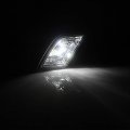 Gtinthebox Smoked Lens Led Front Side Marker Lamps With Pure White Lights For 2008-2011 Mercedes Benz W204 C250 C300 C350