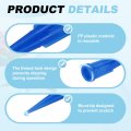 120pcs Plastic Tapered Pinhead 22 Gauge Tt Adhesive Dispensing Needle Tip 0 41mm Glue Applicator Blunt Tips For Industrial Oil