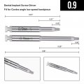 Universal Implant Hex Driver Screwdriver Sd-torque 16 Pcs Drivers Head With All Major Systems Xm-cd Screw